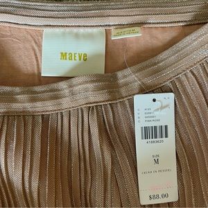 Maeve / Anthropologie Ambra Rose Gold Color Skirt